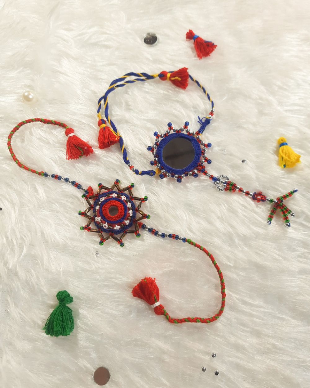 Utsav - Set of rakhi & lumba for Bhai & Bhabhi