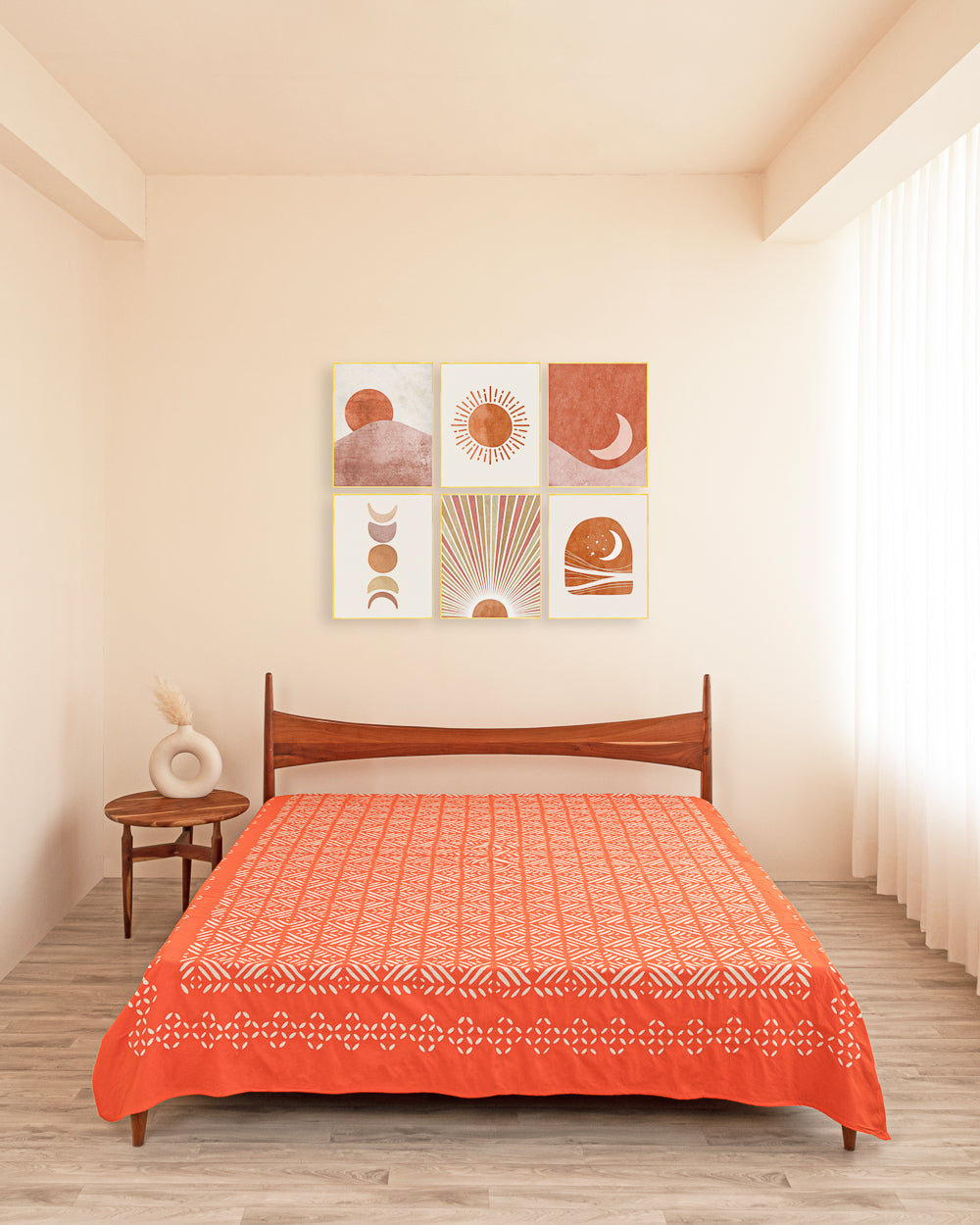 Bedcover Applique, Orange